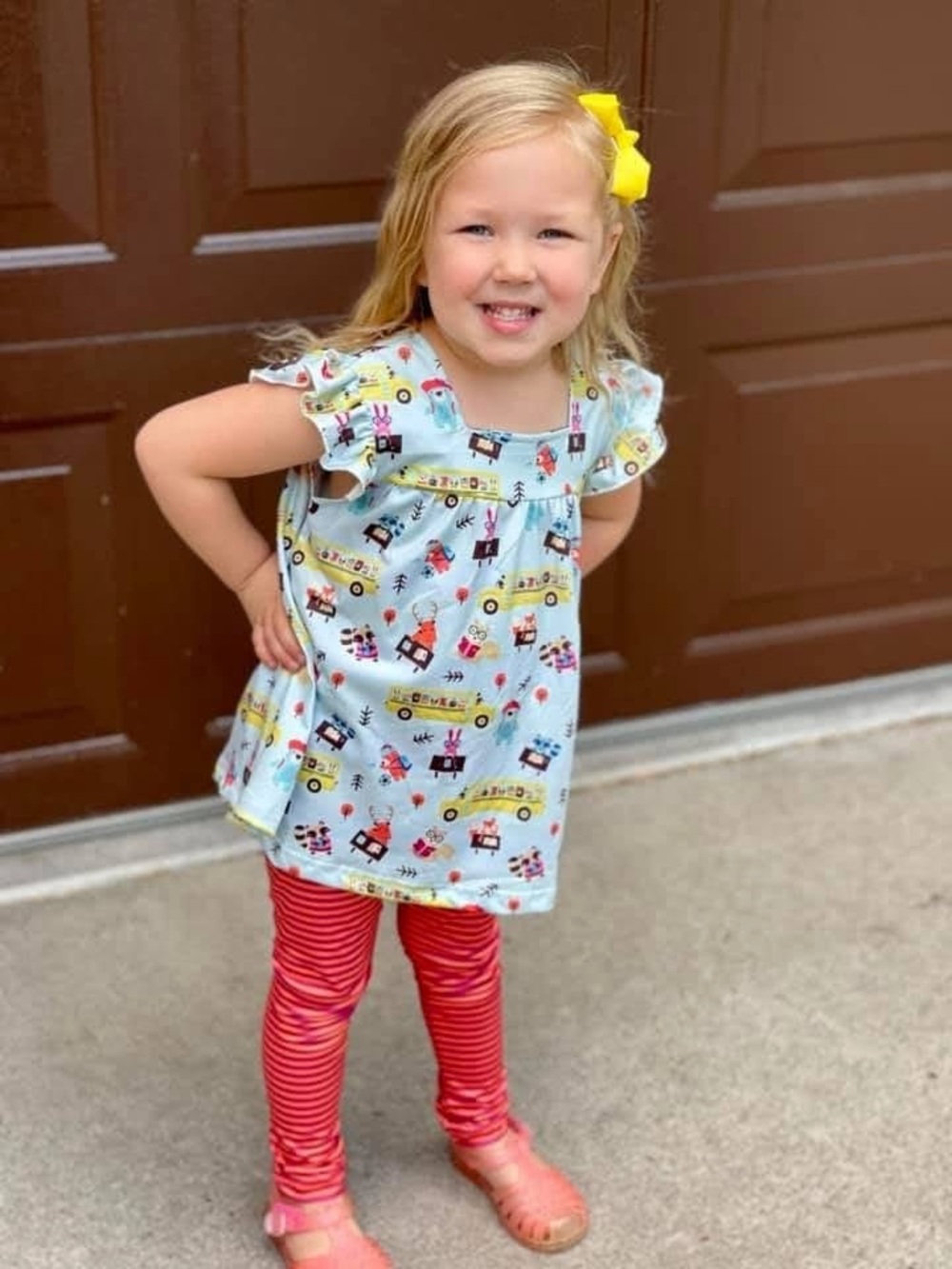 Back to school legging set.